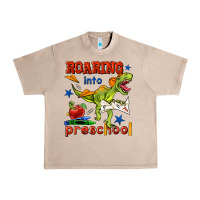 French Oak roaring into preschool Urban Heavy Tee - BundleAndBundleShop