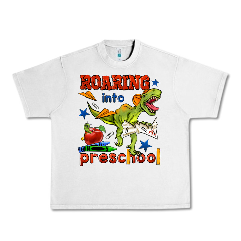 Roaring Into Preschool Urban Heavy Tee by BundleAndBundleShop | Teevron