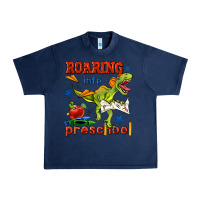 Navy roaring into preschool Urban Heavy Tee - BundleAndBundleShop