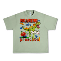 Oil Green roaring into preschool Urban Heavy Tee - BundleAndBundleShop
