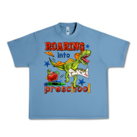 Pebble Blue roaring into preschool Urban Heavy Tee - BundleAndBundleShop