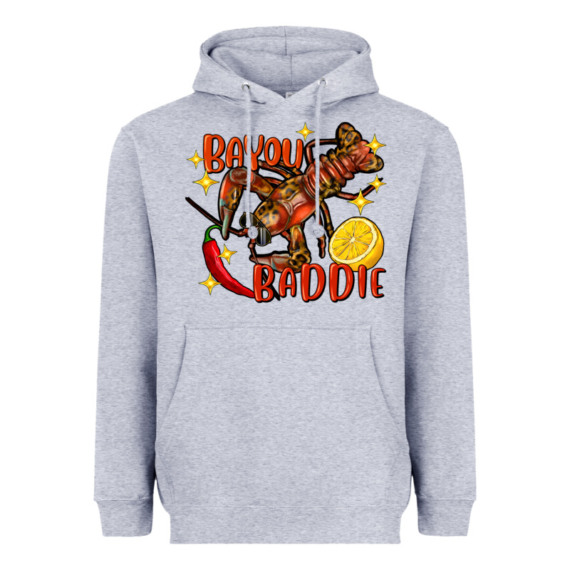 Crawfish Bayou Baddie Heavyweight Hoodie by FaDigitalArtStudio | Teevron