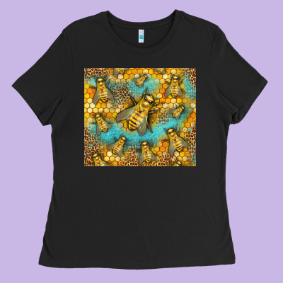 Bumble Bees Ladies Tee Designed By Lillyallendesigns