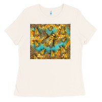 Bone Bumble Bees Ladies Tee - LillyAllenDesigns