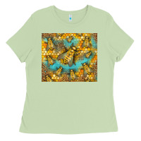 Matcha Bumble Bees Ladies Tee - LillyAllenDesigns