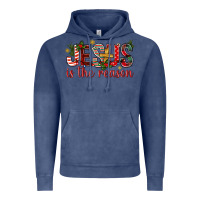 Vintage Denim jesus is the reason christmas bbs Vintage Hoodie - BundleAndBundleShop