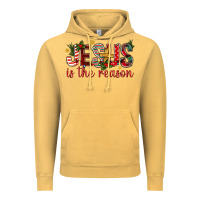 Vintage Mustard jesus is the reason christmas bbs Vintage Hoodie - BundleAndBundleShop