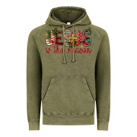 Vintage Olive jesus is the reason christmas bbs Vintage Hoodie - BundleAndBundleShop