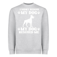 Heather Grey rescue dog Heavyweight Sweatshirt - Bettercallsaul