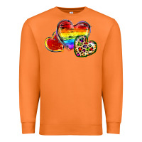 Carrot Pride hearts Premium Sweatshirt - FaDigitalArtStudio