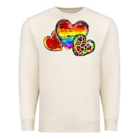Sandshell Pride hearts Premium Sweatshirt - FaDigitalArtStudio