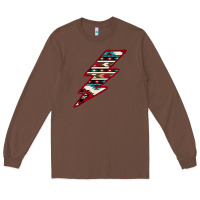 Chestnut Western Aztec Pattern Lightning Long Sleeve Tee - Bettercallsaul