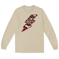 Western Aztec Pattern Lightning Long Sleeve Tee | Teevron