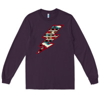 Plum Western Aztec Pattern Lightning Long Sleeve Tee - Bettercallsaul