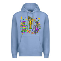 Colony Blue mardi gras craw fish olivia Premium Hoodie - OliviaCreatesArt