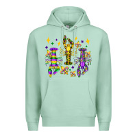 Seafoam mardi gras craw fish olivia Premium Hoodie - OliviaCreatesArt