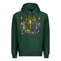 Mardi Gras Craw Fish Olivia Premium Hoodie | Teevron