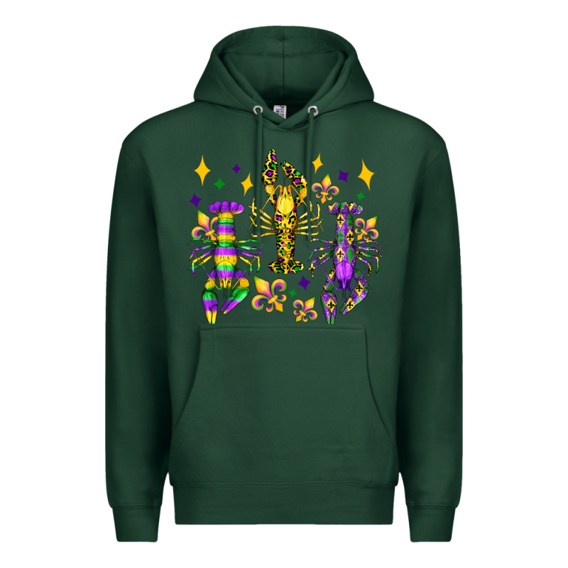 Mardi Gras Craw Fish Olivia Premium Hoodie by OliviaCreatesArt | Teevron