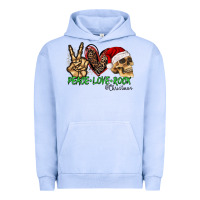 Pigment Grape Ice Peace Love Rock Christmas Urban Hoodie - CowhideDigitalArt