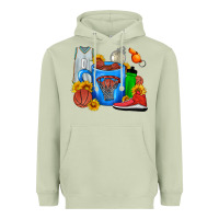Matcha Basketball Coffee cup Heavyweight Hoodie - FaDigitalArtStudio