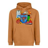Meerkat Basketball Coffee cup Heavyweight Hoodie - FaDigitalArtStudio