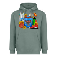 Sage Basketball Coffee cup Heavyweight Hoodie - FaDigitalArtStudio