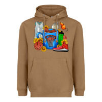 Toasted Coconut Basketball Coffee cup Heavyweight Hoodie - FaDigitalArtStudio