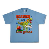 Pebble Blue roaring into 2nd grade Urban Heavy Tee - BundleAndBundleShop