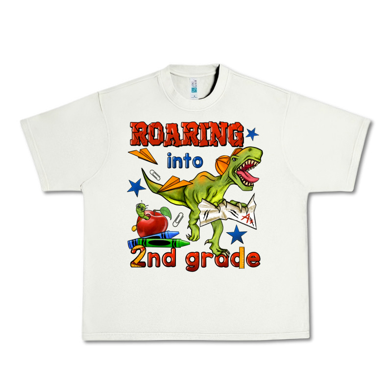 Roaring Into 2nd Grade Urban Heavy Tee by BundleAndBundleShop | Teevron