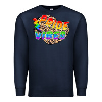 Navy pride vibes Premium Sweatshirt - FaDigitalArtStudio