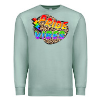 Seafoam pride vibes Premium Sweatshirt - FaDigitalArtStudio