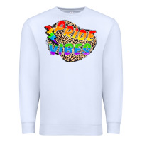 White pride vibes Premium Sweatshirt - FaDigitalArtStudio