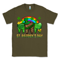 Army Green St. Patricks Dental Classic Tee - BundleAndBundleShop
