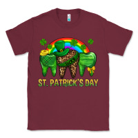 Burgundy St. Patricks Dental Classic Tee - BundleAndBundleShop