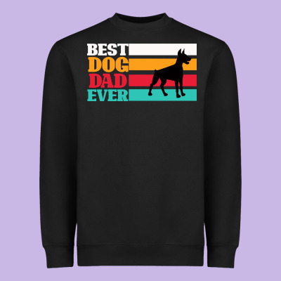 Best Dog Dad Ever Heavyweight Sweatshirt Designed By Bettercallsaul