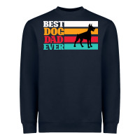Navy Best Dog Dad Ever Heavyweight Sweatshirt - Bettercallsaul