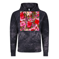 Cloud Black valentines day coffee cups and love letter with xoxo and leopard seaml Vintage Hoodie - BundleAndBundleShop