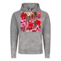 Cloud Rock valentines day coffee cups and love letter with xoxo and leopard seaml Vintage Hoodie - BundleAndBundleShop