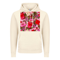 Vintage Artic valentines day coffee cups and love letter with xoxo and leopard seaml Vintage Hoodie - BundleAndBundleShop