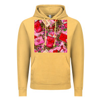 Vintage Mustard valentines day coffee cups and love letter with xoxo and leopard seaml Vintage Hoodie - BundleAndBundleShop