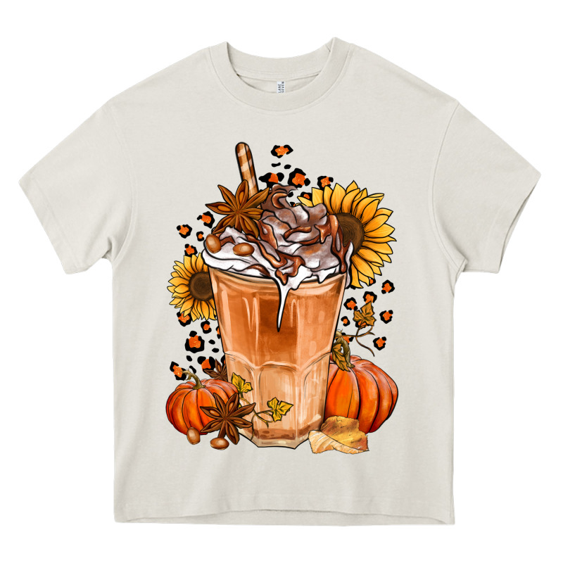 Pumpkin Spice Ice Latte Heavy Core Tee by Jasminsmagicworld | Teevron