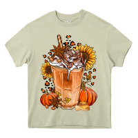 Mossy pumpkin spice ice latte Heavy Core Tee - Jasminsmagicworld