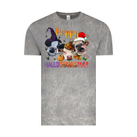 Cloud Rock Happy Hallothanksmas Cows Vintage Tee - BundleAndBundleShop
