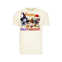 Vintage Arctic Happy Hallothanksmas Cows Vintage Tee - BundleAndBundleShop