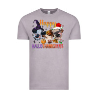 Vintage Zinc Happy Hallothanksmas Cows Vintage Tee - BundleAndBundleShop