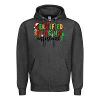 Charcoal Heather certified nursing assistant Zipper Hoodie - CowGirlArtShop