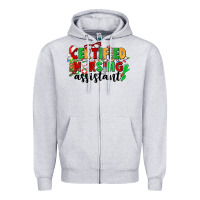 Heather Grey certified nursing assistant Zipper Hoodie - CowGirlArtShop