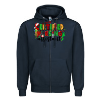 Navy certified nursing assistant Zipper Hoodie - CowGirlArtShop