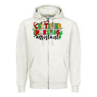 Oatmeal Heather certified nursing assistant Zipper Hoodie - CowGirlArtShop
