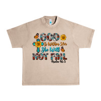 French Oak god is within her she will not fail Urban Heavy Tee - BundleAndBundleShop